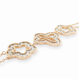 A Finely Made 1.50ct Vs Diamond Set 18ct Rose Gold Bracelet 17cm Long Val $7685