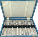 c1950s EPNS 12 PIECE SETTING FOR 6 ENTREE / COCKTAIL BOXED SET