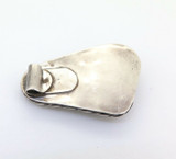 Striking Azurite & Malachite Carving Decorative Sterling Silver Pendant 29.7g