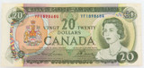 1969 (OTTAWA) CANADIAN CANADA $20 NOTE. YF1898684