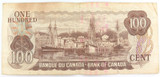 1975 (OTTAWA) CANADIAN CANADA $100 NOTE. JA3266115