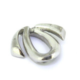 Stylish 'Gallery Original' Blue Simulated Sapphires & Diamanté Loop Pendant