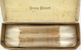 ANTIQUE CONWAY STEWART TWIN COMPARTMENT FOUNTAIN PEN SET DISPLAY BOX.