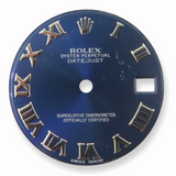 Authentic Rolex Datejust Mid Size Blue Dial 178274 #256