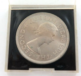 1953 NEW ZEALAND UNC CROWN IN PERSPEX CASE.