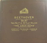 c1930s HMV BEETHOVEN TRIO B FLAT MAJOR Op. 97 78RPM 5 RECORD SET IN SLEEVE.