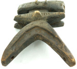 Archaic in Appearance / African Carved Wooden Figurine / Back to Back Figures.