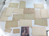 WW1 Rare Grouping. Postcards, Handwritten Details, Served with British & AIF.