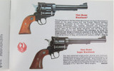 1982 RUGER FIREARMS 16 PAGE GLOSS COLOUR CATALOGUE. NEW OLD STOCK. MINT !