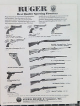 1978 RUGER 20 YEARS OF RUGER DESIGNS BOOKLET.