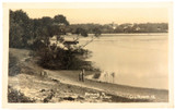 Early 1900s RPPC Real Photo Postcard Nerang River, Southport.