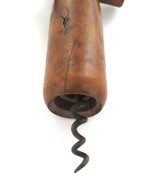 Late 1800s / c1900 Antique French Wooden Double Twist Corkscrew.