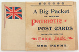 c1900 4 Unused “Khaki Patriotic Union Jack Postcards” With Original Wrapper.