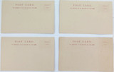c1900 4 Unused “Khaki Patriotic Union Jack Postcards” With Original Wrapper.