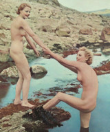 Super Rare Original 1930s John Everard Multi Colour Process Female Nude #23