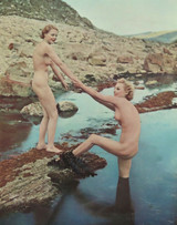 Super Rare Original 1930s John Everard Multi Colour Process Female Nude #23