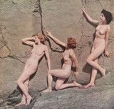Super Rare Original 1930s John Everard Multi Colour Process Female Nude #19