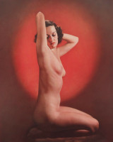 Super Rare Original 1930s John Everard Multi Colour Process Female Nude #15