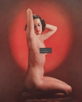 Super Rare Original 1930s John Everard Multi Colour Process Female Nude #15