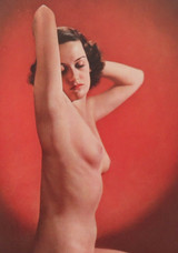 Super Rare Original 1930s John Everard Multi Colour Process Female Nude #15