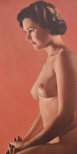 Super Rare Original 1930s John Everard Multi Colour Process Female Nude #12