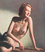 Super Rare Original 1930s John Everard Multi Colour Process Female Nude #6