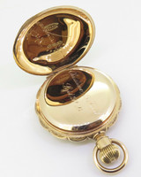 Outstanding C.1894 Elgin 16s 14K Gold 11j Grade 127 Model 3 Hunter Pocket Watch