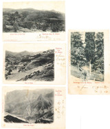 1903 St Helena Island 4 Scenic Postcards incl Napoleons Tomb.