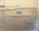 c1900 Very Large Silver Gelatin Photo of El Mahrousa Ship in Australian Waters