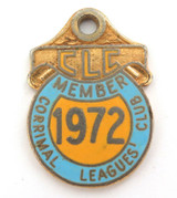 Corrimal Leagues Club 1972 Members Badge.