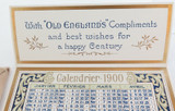 1900 Rare MINT Superb Quality “Old England, Brussels” Souvenir Calendar.