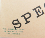 c1890s Scarce QV Gibralta Specimen Postcards Unused / Morocco Agencies Overstamp