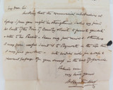 1852 Plymouth to Melbourne via Ship “Carnatic” Folded Letter of Introduction.