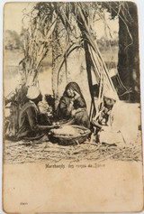 c1905 Unused Postcard. Sugar Cane Merchants, Egypt.