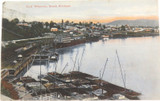 c1908 Postcard. Coal Wharves, South Brisbane, QLD.