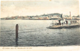 1908 Postcard. Bulimba Reach, Brisbane River, QLD.