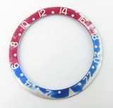 Vintage Rolex GMT 1675 Faded Blue Red Pepsi Bezel Insert #2