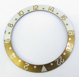 Vintage 1970s Rolex GMT 16753 1675/3 Faded Root Beer Bezel Insert Brown Silver