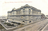 c1908 Postcard. Executive Building, George & William St, Brisbane, QLD.