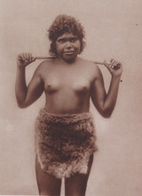 1926 Original Sheet Fed Gravure Print Tribal Women Australian (Aboriginal) Woman