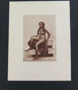 1926 Original Sheet Fed Gravure Print. Tribal Women. “African Woman”