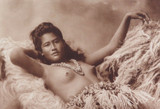 1926 Original Sheet Fed Gravure Print. Tribal Women “Samoan Woman” #2