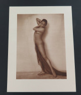 1926 Original Sheet Fed Gravure Print. Tribal Women “Malay Woman Ernst Schneider
