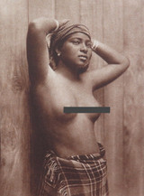 1926 Original Sheet Fed Gravure Print. Tribal Women. “Lao Woman, Laos"