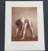 1926 Female Nude Original Sheet Fed Gravure “Italian Woman”by Hermann Schiebert