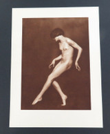 1926 Female Nude Original Sheet Fed Gravure "Suabian Woman" by Trude Fleischmann