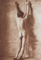 1926 Female Nude Original Sheet Fed Gravure “Bavarian Woman” by F. G, Munich