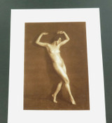 1926 Female Nude Original Sheet Fed Gravure “Rhenish Woman" by Nini & Carry Hess