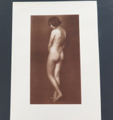1926 Female Nude Original Sheet Fed Gravure. “Viennese Woman” by Dora Horovitz