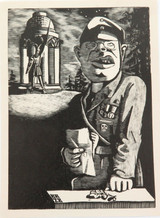 Scarce 1928 Karl Rossing Wood Engraving "Dream in Fairytale Forest"